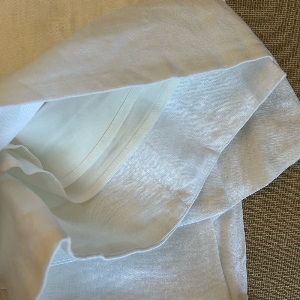 Reformation White Smocked Sundress Square Neck Midi - Picture 9 of 13